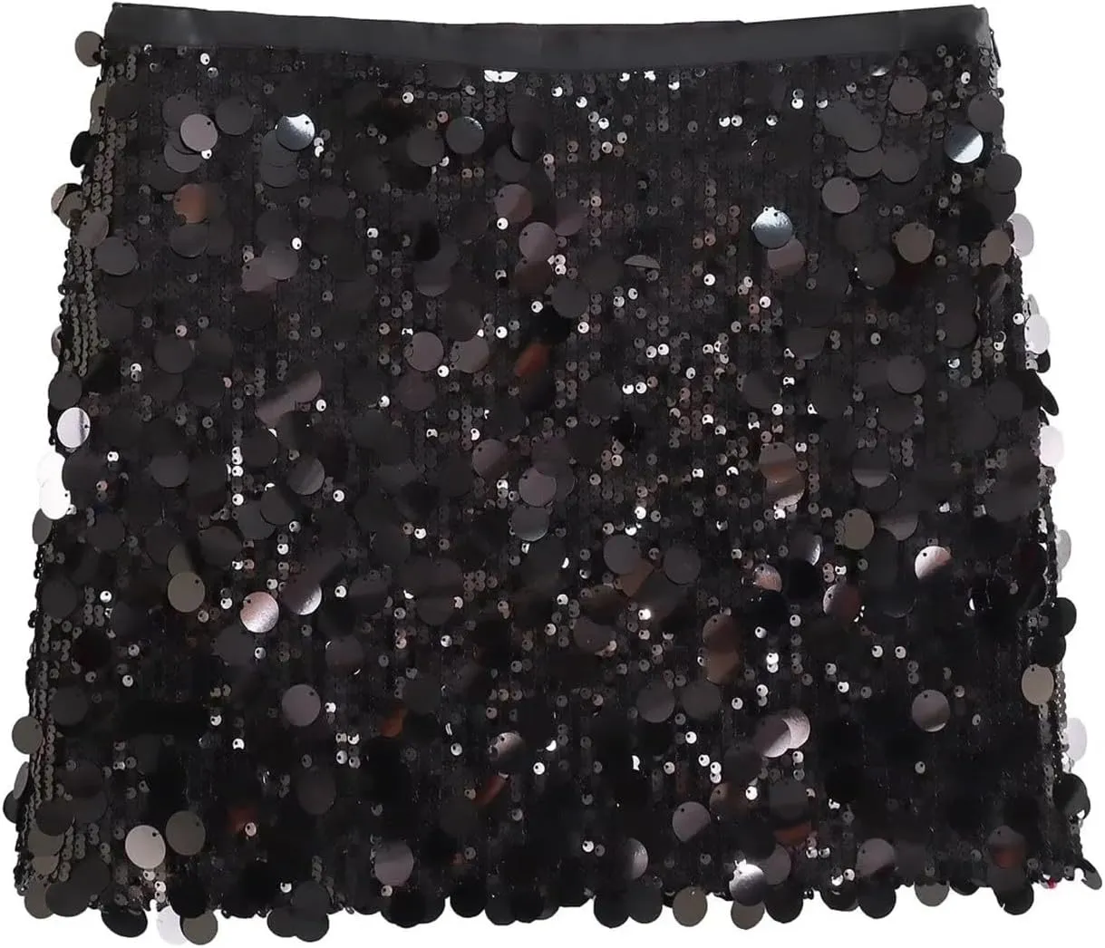 A Line Skirt for Party Low Rise Sequin Trendy Y2K Slim Fit Mini Skirts for Women Fashion Stylish Dance Clubwear