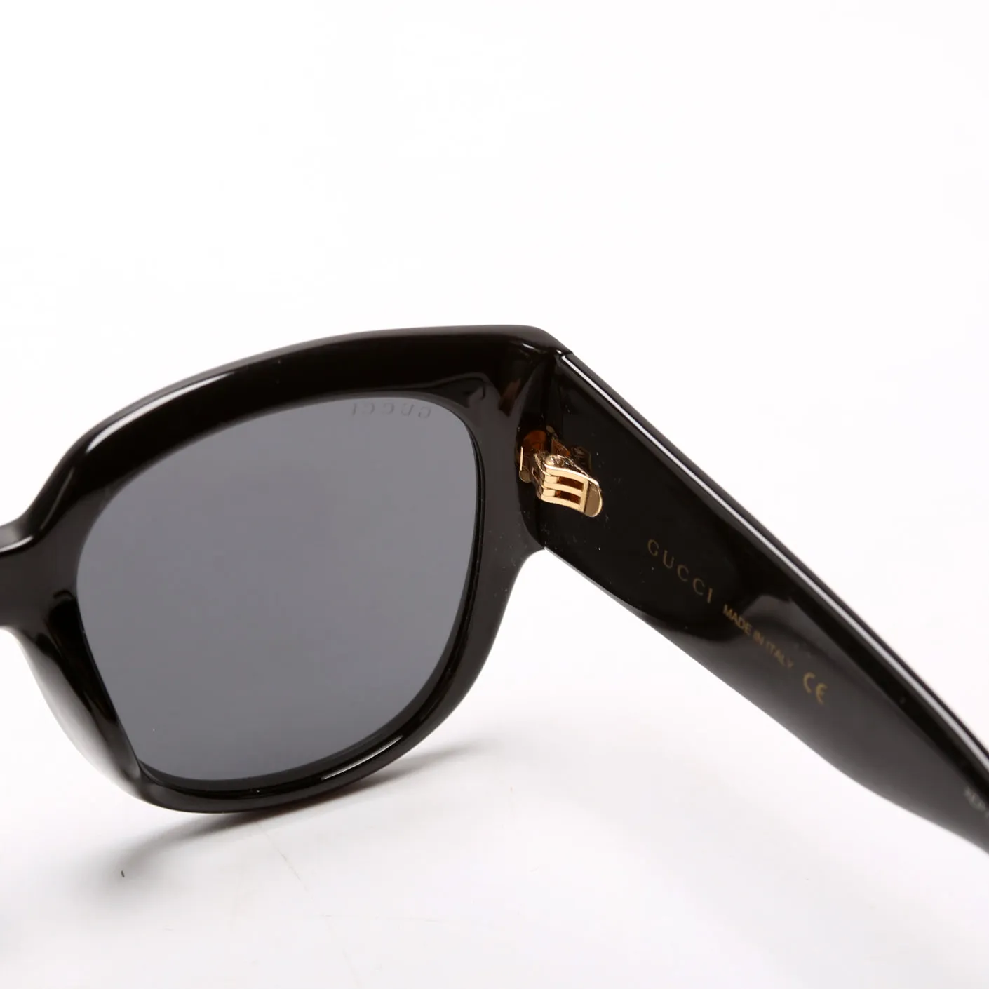 Acetate Square Frame Sunglasses GG0142SA Black