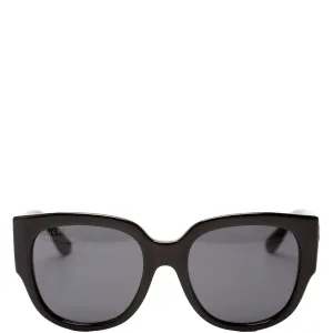 Acetate Square Frame Sunglasses GG0142SA Black