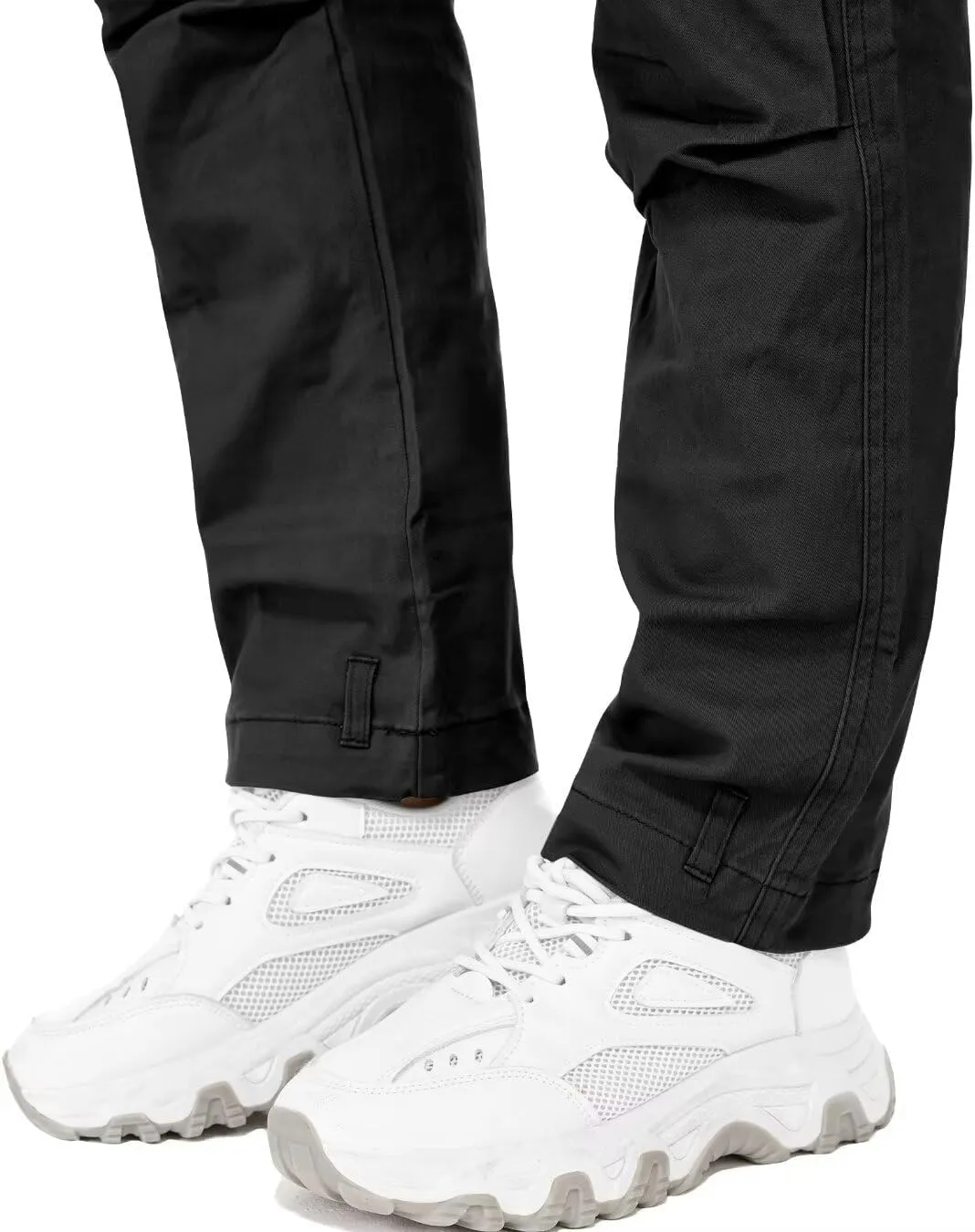 AKARMY Women's Relaxed Fit Cargo Pants Outdoor Sport Hiking Pants Casual Pants Parachute Pants with Zipper Pockets