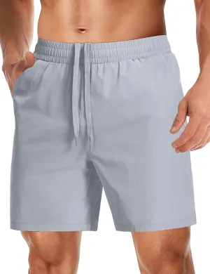 Aolesy Mens Athletic Shorts 7” Quick Dry Gym Running Shorts with Zipper Pockets Lightweight Workout Shorts
