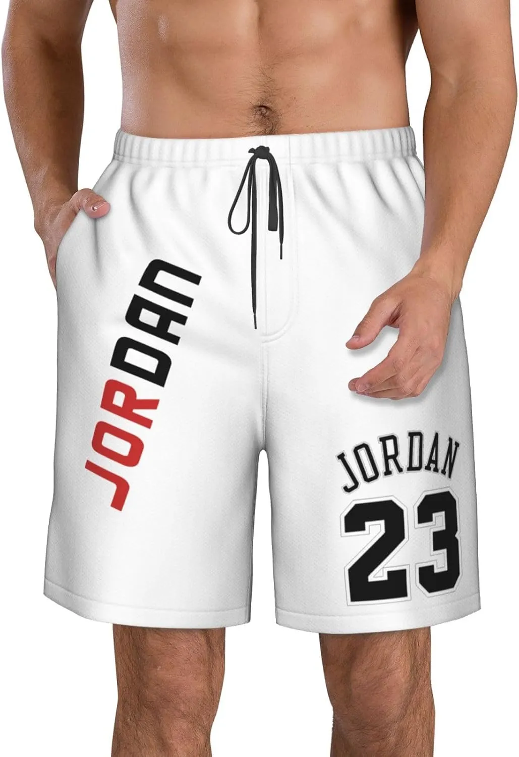 Basketball Fans 23 Jordan Beach Shorts Man's Beach Shorts Quick Dry Summer Outdoor Workout Shorts