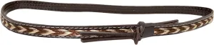 Beaded Vegan Leather Horsehair Hat Bands for Cowboy Panama Fedora Rancher Hats