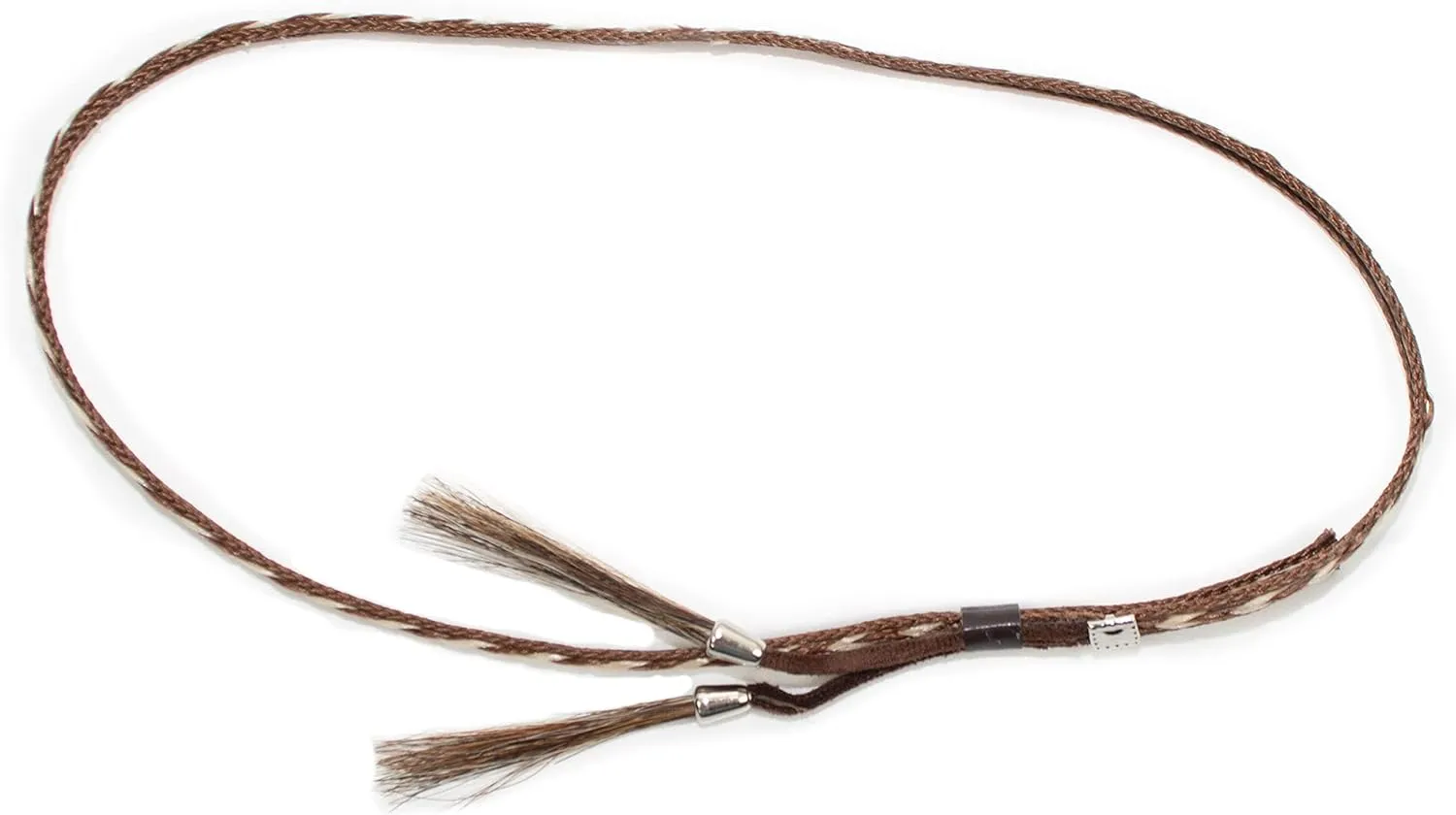 Beaded Vegan Leather Horsehair Hat Bands for Cowboy Panama Fedora Rancher Hats