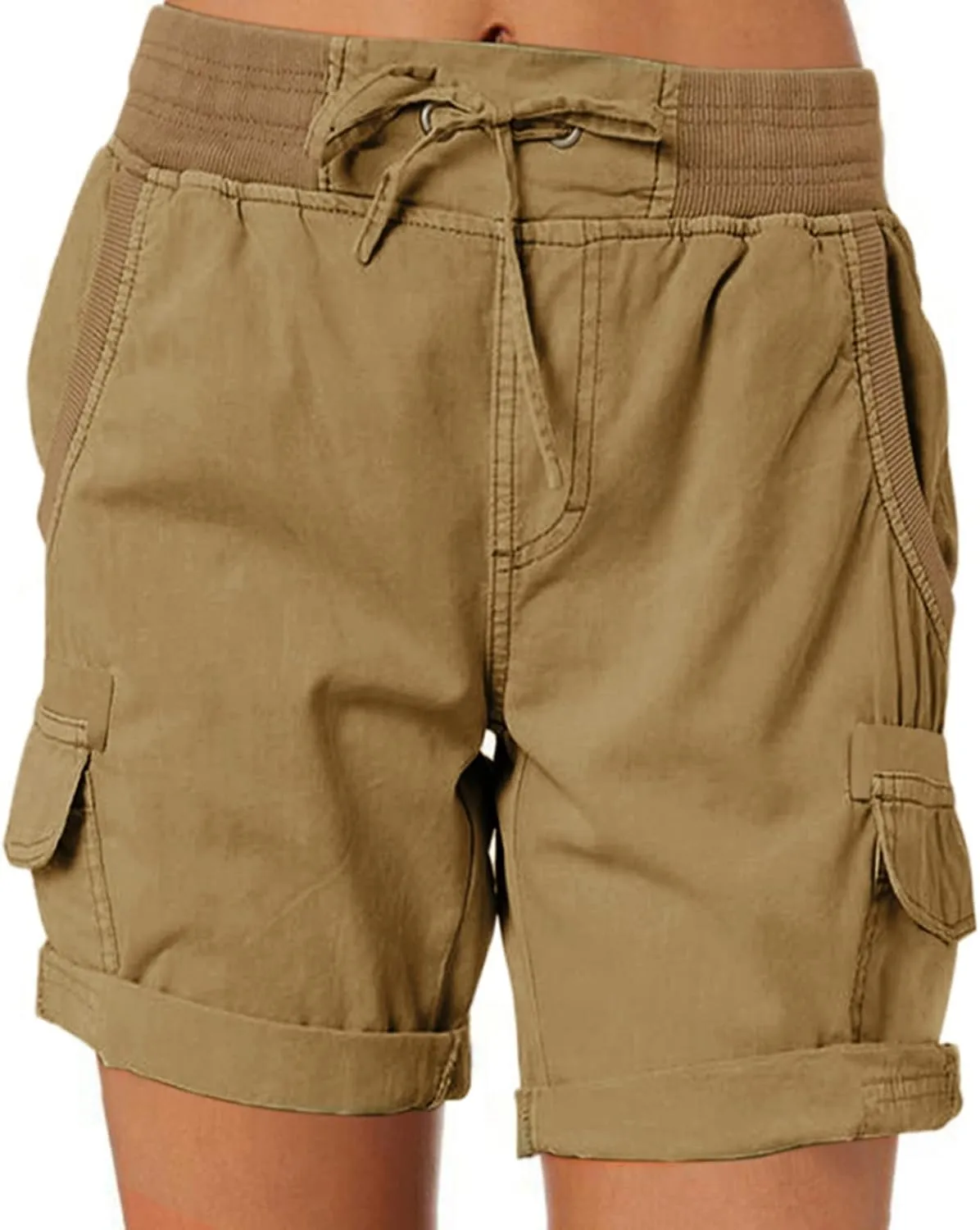 Cargo Shorts Women Baggy High Waisted Hiking Shorts Casual Running Athletic Short Pants Summer Bermuda Shorts