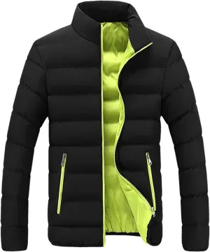 Casual Warm Outerwear Fit Thick Men Winter Coat Slim Bubble Men's Coats Mens Utility Jacket