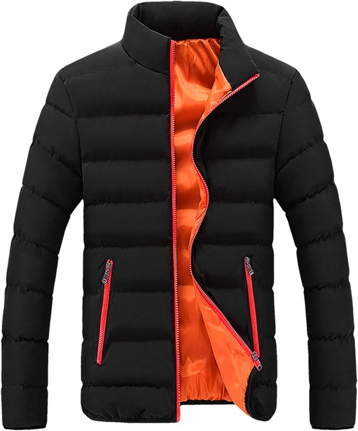 Casual Warm Outerwear Fit Thick Men Winter Coat Slim Bubble Men's Coats Mens Utility Jacket