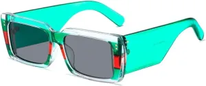 Cat Eye Rectangle Vintage Sunglasses for Woman