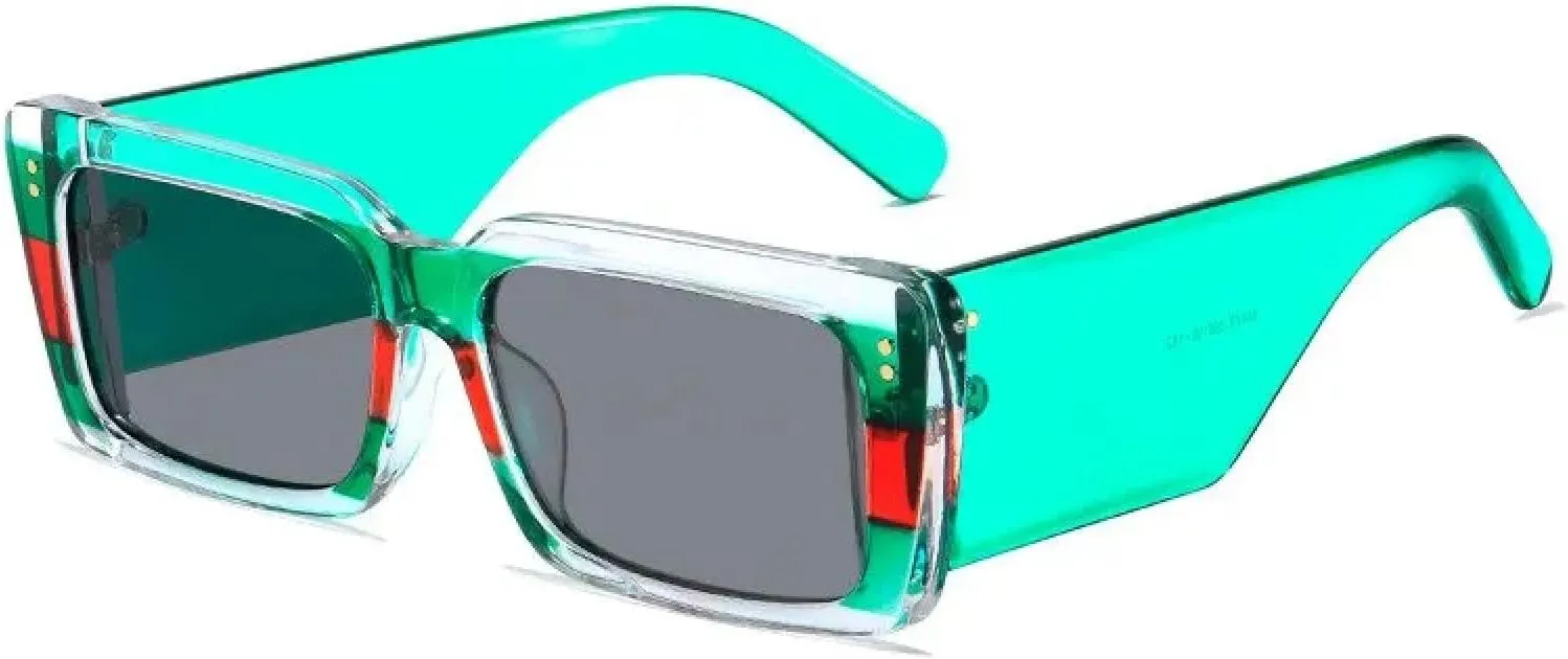 Cat Eye Rectangle Vintage Sunglasses for Woman
