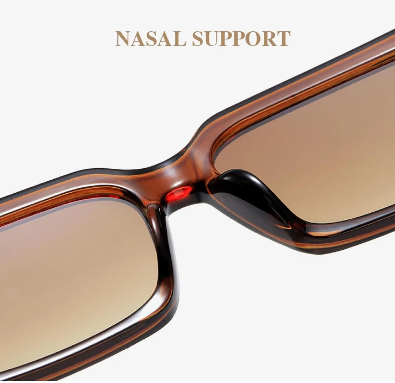 Cat Eye Rectangle Vintage Sunglasses for Woman