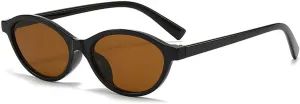 COTIA Small Oval Sunglasses for Women Men Vintage Cat Eye Oval Fashion Classic Cute Style Sun Glasses