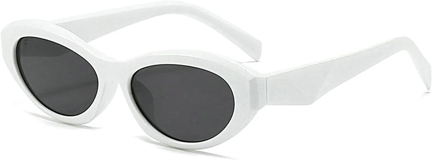 COTIA Vintage Cat Eye Sunglasses Women Men Small Oval Sun Glasses Y2k Retro Trendy Style Eyewear