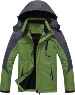 Dvbfufv Winter Parka Men Fleece Thick Warm Windproof Coats Male Military Hooded Jackets Men's Winter Jackets