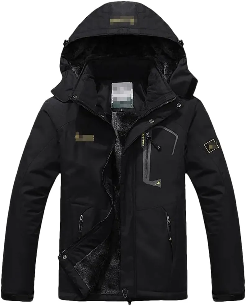 Dvbfufv Winter Parka Men Fleece Thick Warm Windproof Coats Male Military Hooded Jackets Men's Winter Jackets