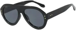 Fashion Oversized One Piece Men Frame Colorful Mirror Sunglasses for Women Luxury Rivets Uv400