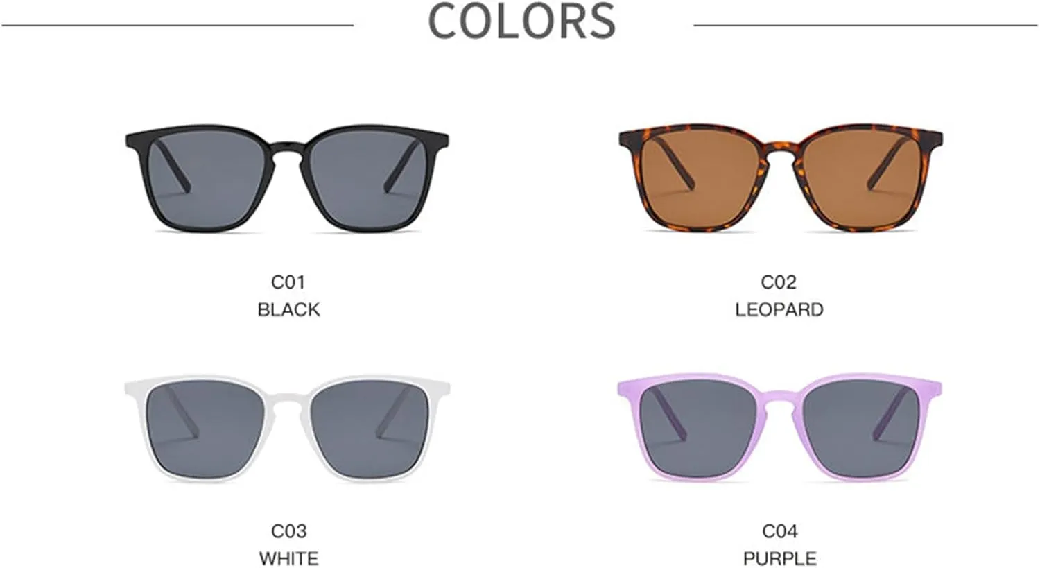 Fashion Square Sunglasses Woman Retro Shades Sun Glasses Female Black Vintage Cat Eye Driving sunglasses