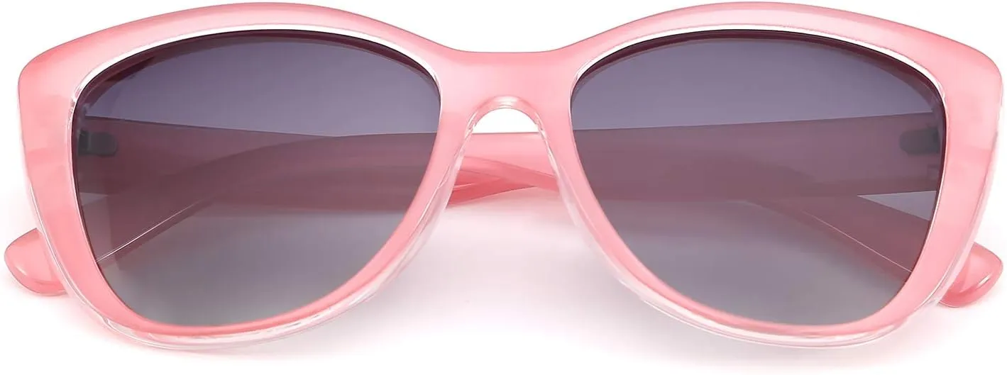 FEISEDY Polarized Vintage Sunglasses American Womens Square Jackie O Cat Eye Sunglasses B2451