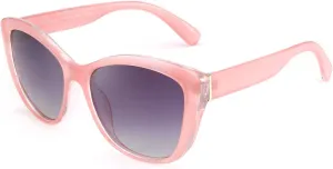 FEISEDY Polarized Vintage Sunglasses American Womens Square Jackie O Cat Eye Sunglasses B2451