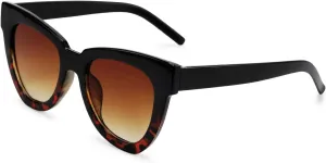 FEISEDY Retro Cat Eye Sunglasses Women Men Vintage Square Cateye UV400 Sunglasses B2586