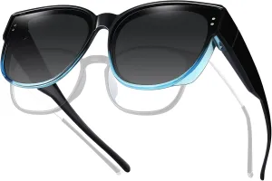 Fit Over Sunglasses for Women Trendy Polarized Sunglasses Go Over Glasses Oversized Sun Glasses UV Protection