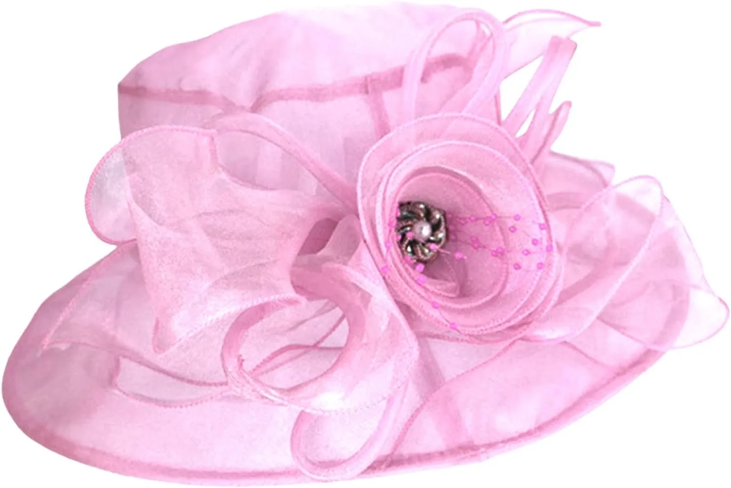 Hat for Women Ladies Girls Sun Protection Sun Fascinators Tea Party Bridal Church Sun Hat