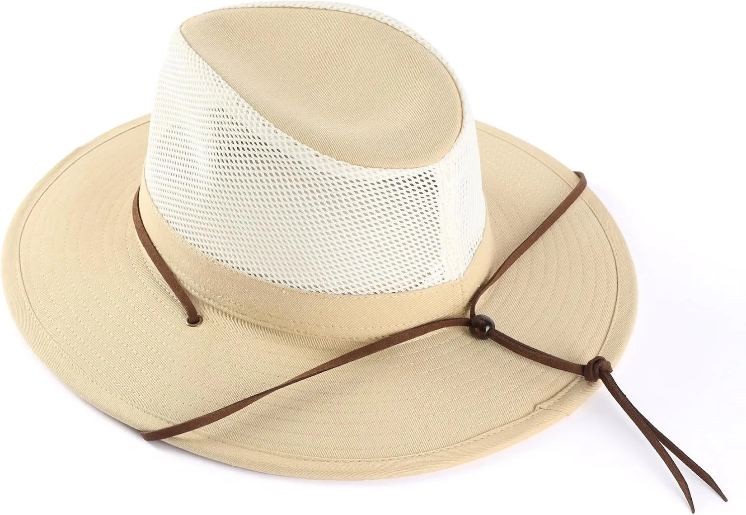 Home Prefer Cotton Summer Fedora Hat Wide Brim Sun Hats for Men Women UPF 50  Sun Protection Cap for Fishing Hiking