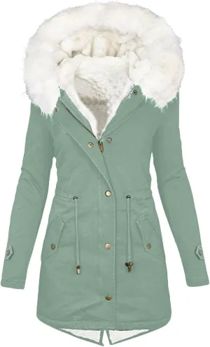 Jackets for Women Sherpa Lined Jackets Women Fleece Lined Coats Hooded Jackets Fleece Jackets Winter Outwear 2024