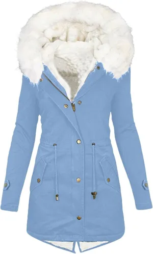 Jackets for Women Sherpa Lined Jackets Women Fleece Lined Coats Hooded Jackets Fleece Jackets Winter Outwear 2024