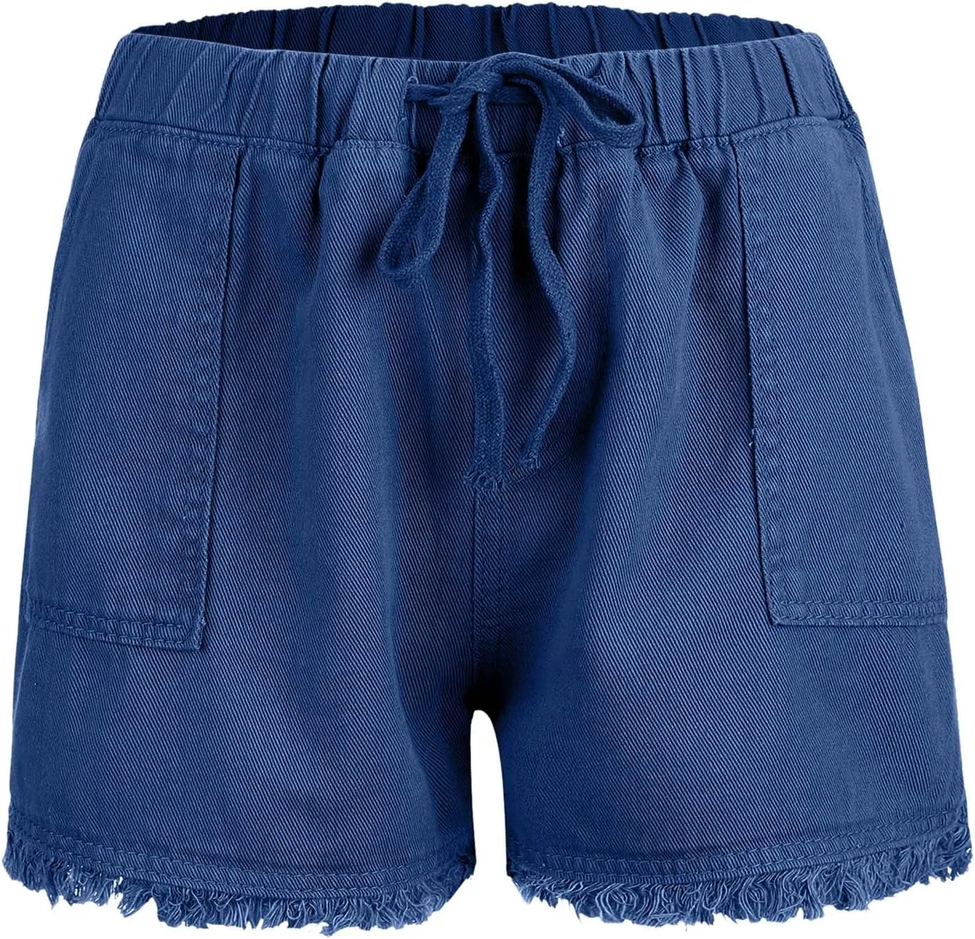 Jean Shorts Women Casual High Waisted Womens Denim Shorts Frayed Raw Hem Stretchy Shorts for Women