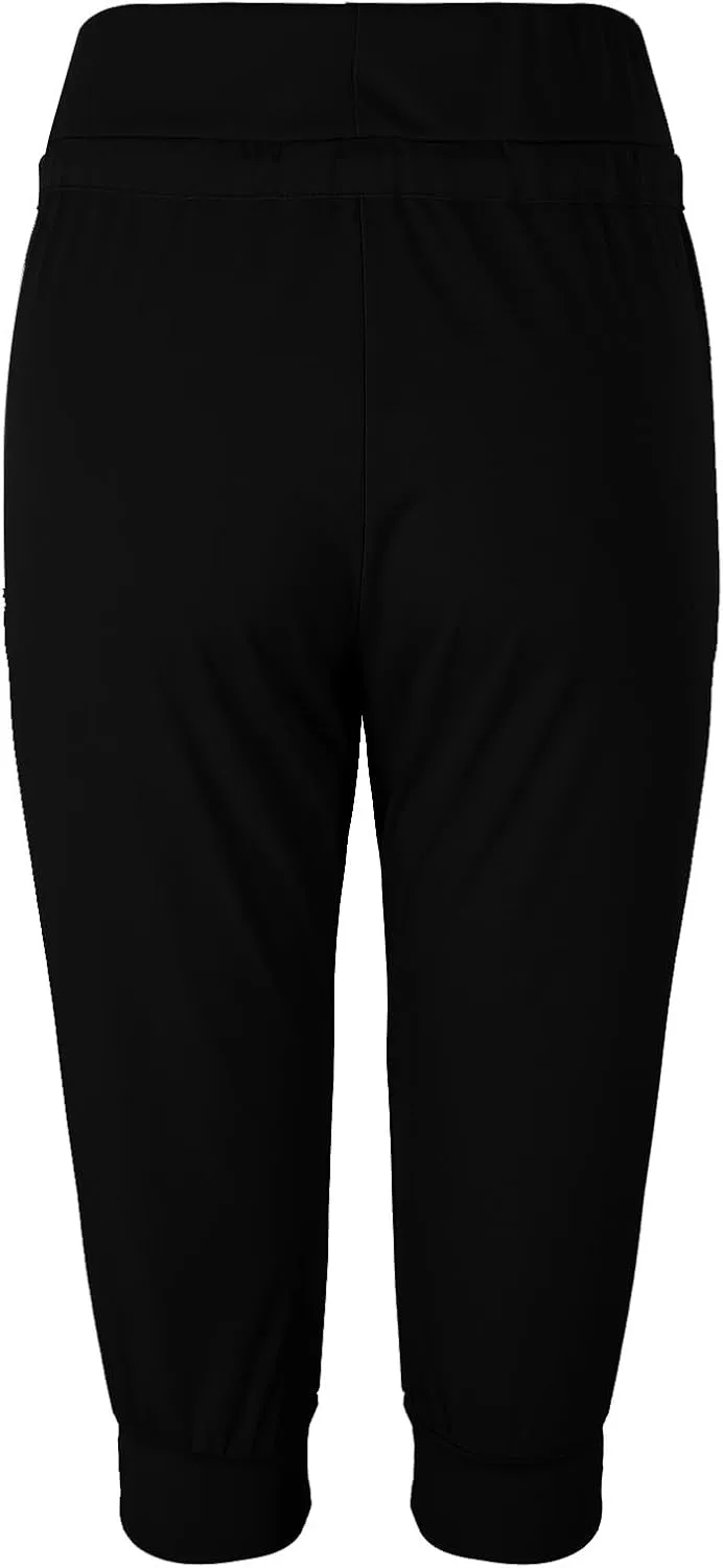 LCMTWX Running Shorts Cropped Elastic Pants for Women Fashion Casual Fashion Shorts Trousers Solid Ppants Running Shorts