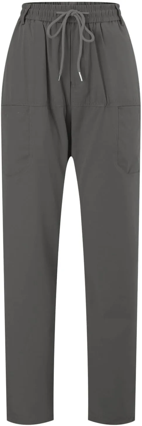 lcyhony Mens Hiking Pants Relaxed fit Multipants-High Stretch Multi-Pocket Durable Cargo Pants Plus Size Summer Casual Pants