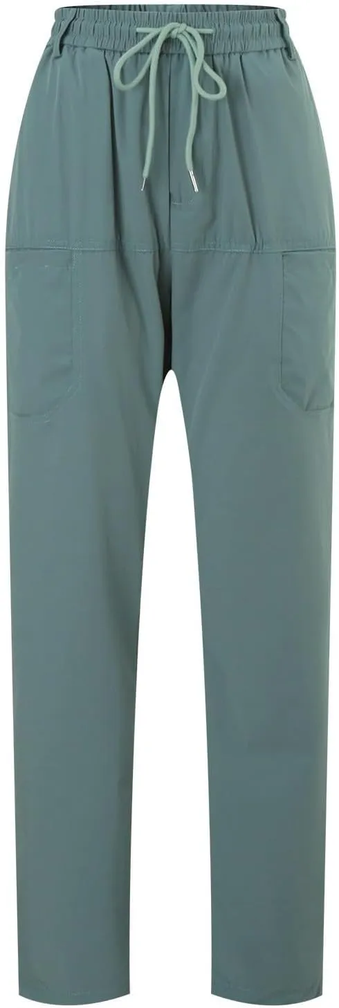 lcyhony Mens Hiking Pants Relaxed fit Multipants-High Stretch Multi-Pocket Durable Cargo Pants Plus Size Summer Casual Pants