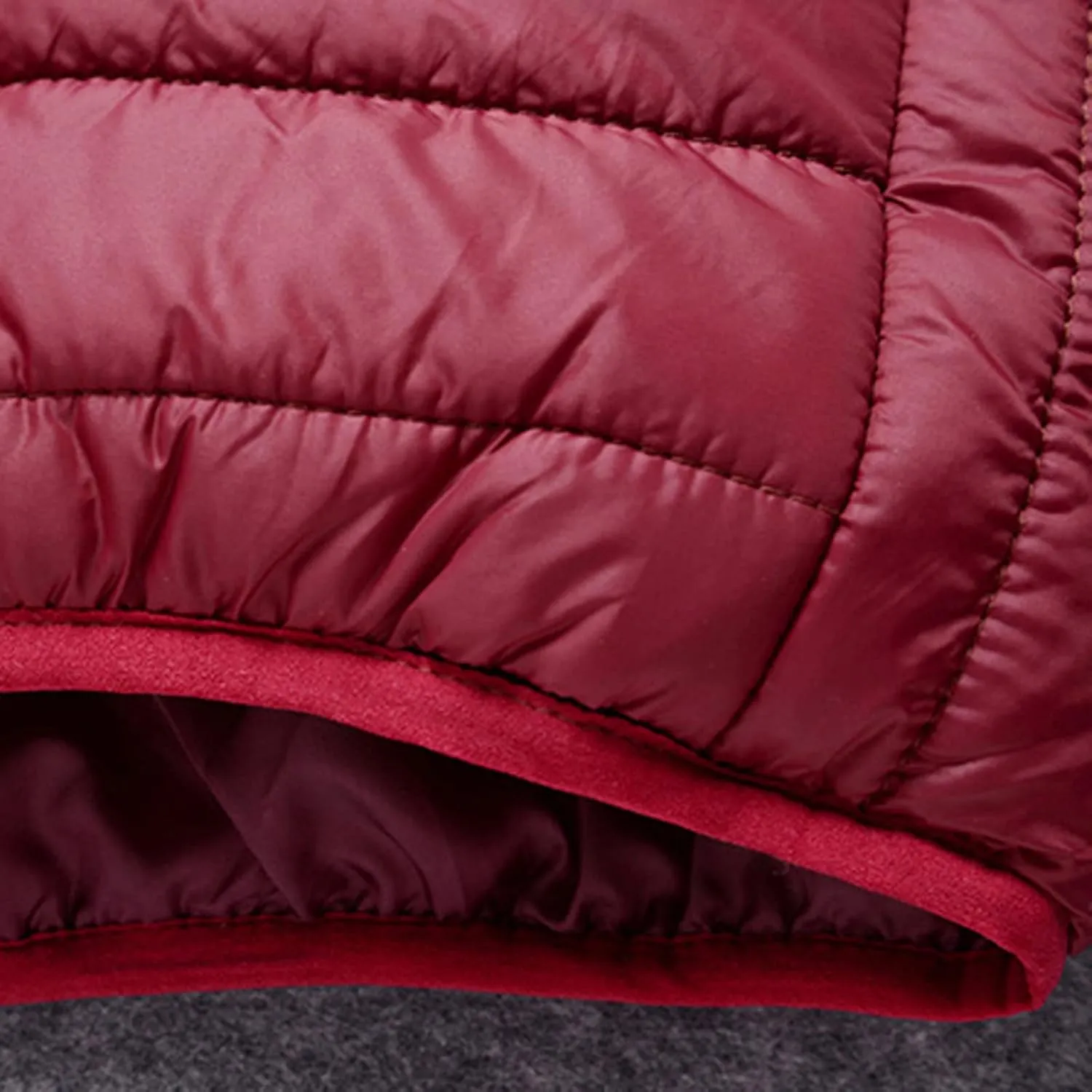 Lightweight Puffer Jacket Men with Hood Packable Down Jacket Zip up Padded Coat Quilted Insulated Jacket Winter Coat