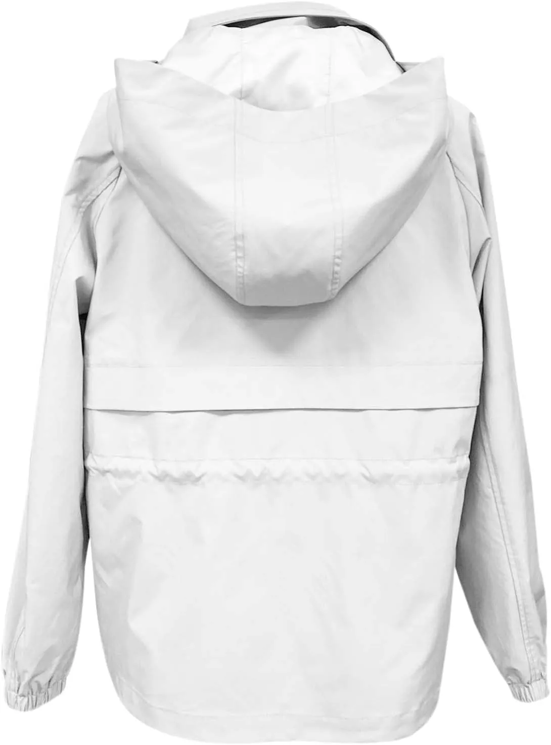 Lightweight Rain Jacket Women Raincoats Waterproof Windproof Adjustable Windbreaker Rain Coats Hooded with Pockets