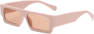 Long Keeper Retro Small Rectangle Sunglasses Women Vintage Square Men Glasses Trendy Chunky Sun Glasses UV400