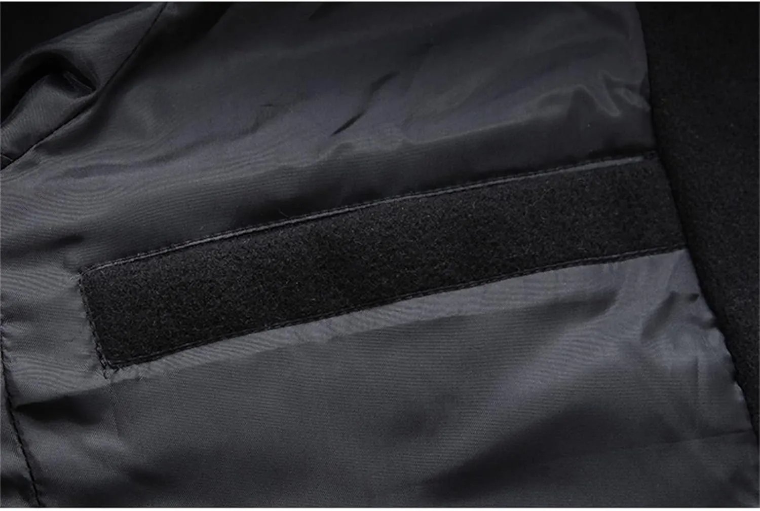 Maiyifu-GJ Men's Slim Winter Wool Blend Coat Single Breasted Business Long Pea Coats Notched Lapel Trench Jacket Overcoat