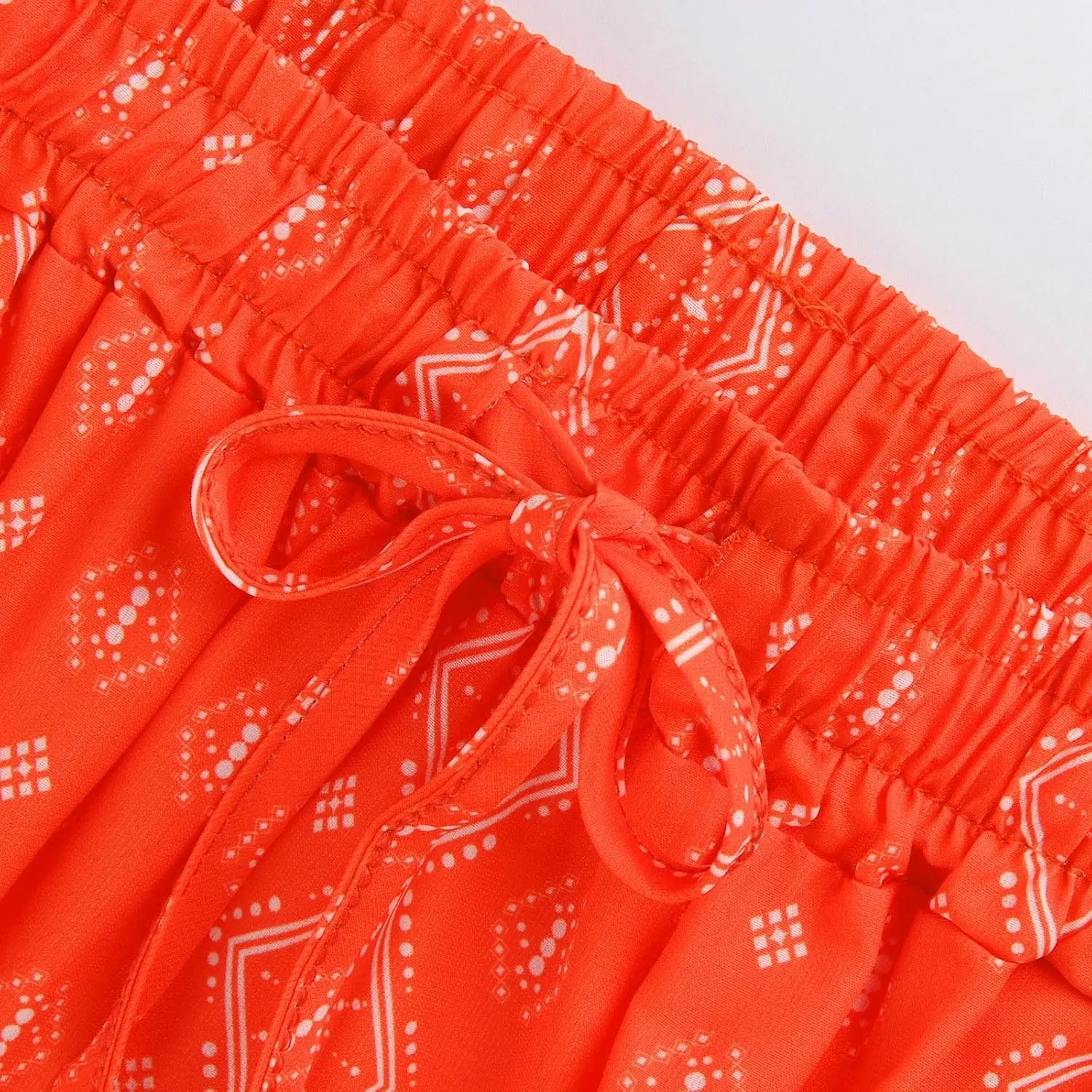 Maxi Skirts with Pocket for Women Floral Print Boho Tiered Skirt Elastic High Waist Pleated A Line Flowy Long Skirts