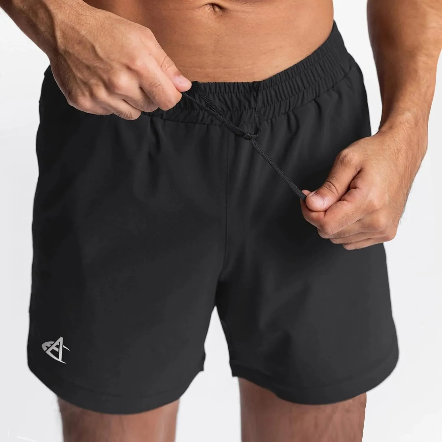 maytopia Men's Workout Running Shorts Quick Dry Athletic 5 Inch Shorts Lightweight Gym Shorts with Pockets