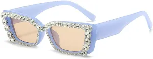 Melrose Square Sunglasses for Women UV400 Luxury Sunglasses for Women Vintage Cat Eye Sunglasses UV400 Protection