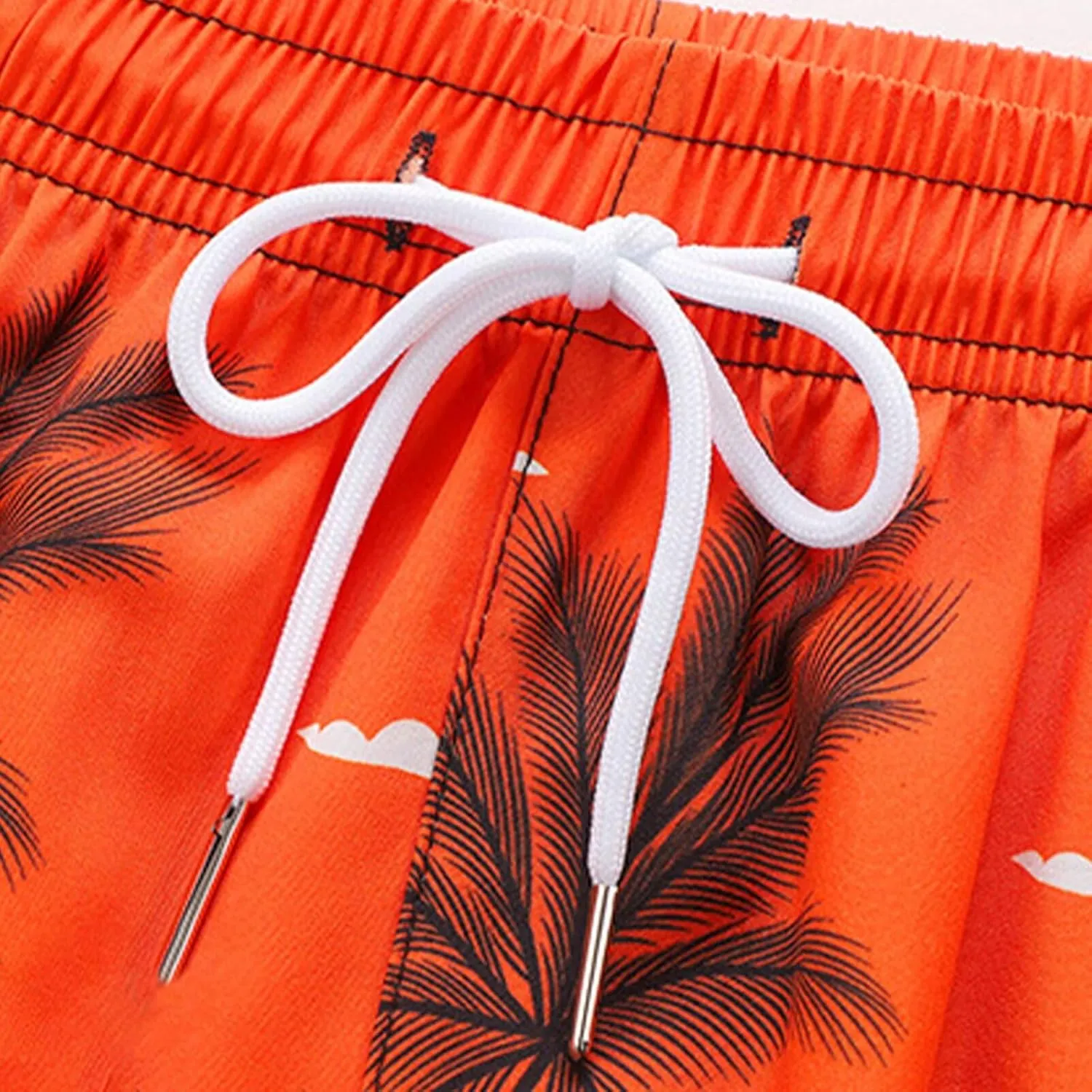 Mens Athletic Casual Shorts Quick Dry Graphic Swimwear Workout Beach Shorts Summer Cool Shorts with Pockets
