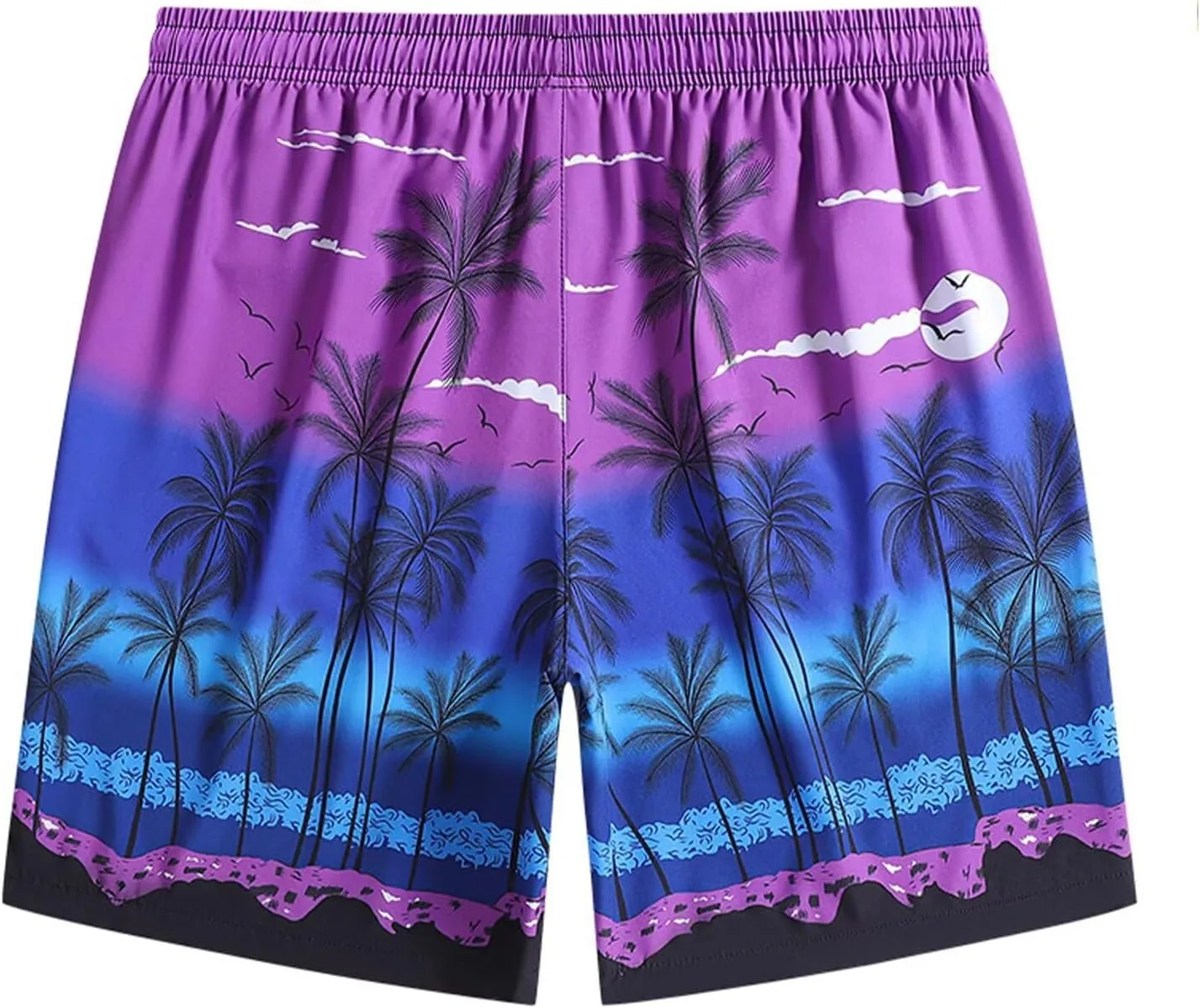 Mens Athletic Casual Shorts Quick Dry Graphic Swimwear Workout Beach Shorts Summer Cool Shorts with Pockets