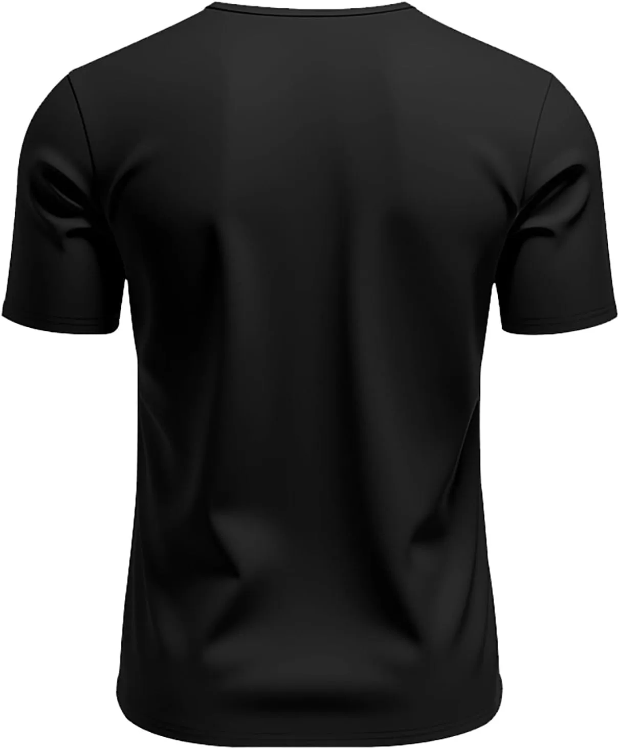 Mens Big and Tall V Neck T Shirts Relaxed Fit Sports Workout Fitness Tee Shirt Summer Streetwear Athletic Hiking Tops