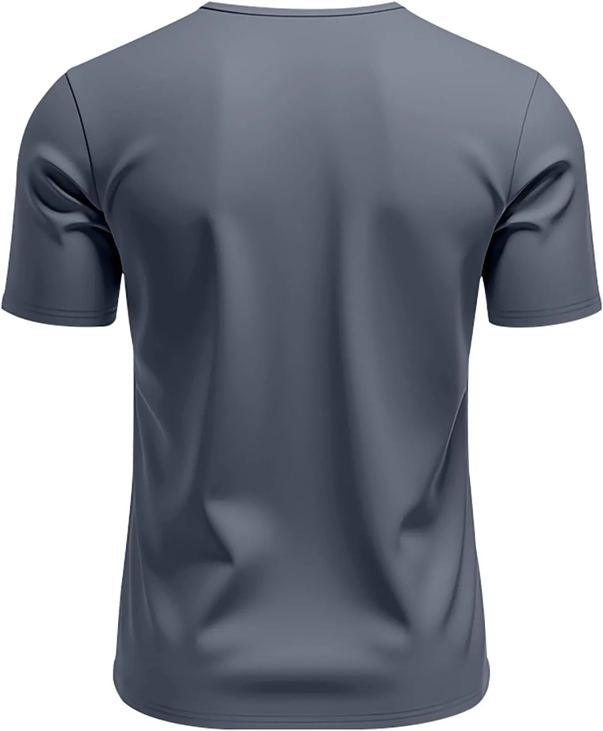 Mens Big and Tall V Neck T Shirts Relaxed Fit Sports Workout Fitness Tee Shirt Summer Streetwear Athletic Hiking Tops