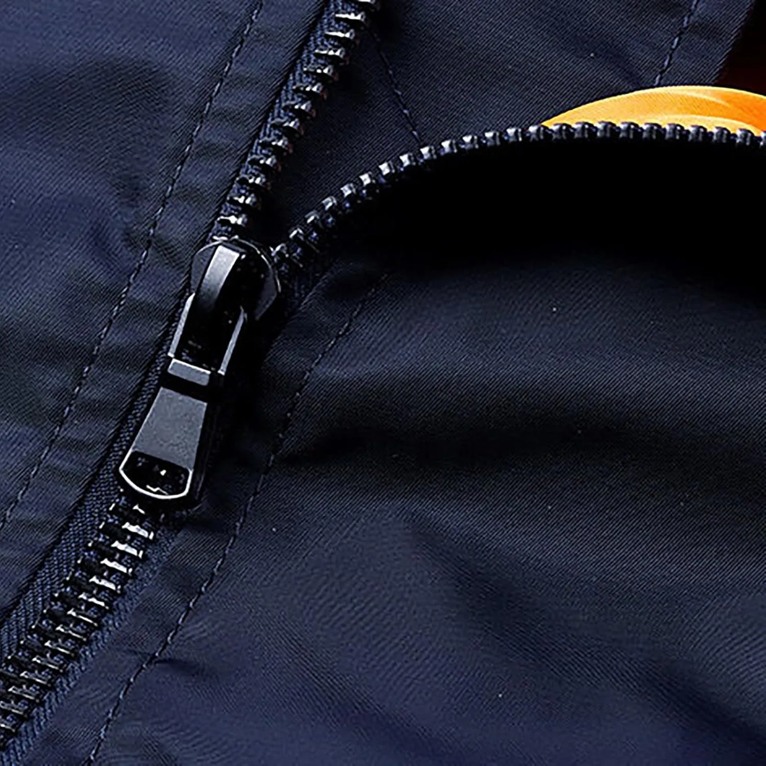 Mens Casual Bomber Jacket Oversize Chunky Padded Warm Military Coat Classic Relaxed Fit College Varsity Outwear