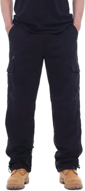 Men's Casual Relaxed Fit Cargo Pants, Multi Pocket Hiking Outdoor Jogger Pants Tactical Trousers