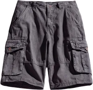 Mens Casual Shorts Cotton Beach Breathable Summer Shorts Drawstring Casual Sweat Pants Lounge Shorts with Pockets