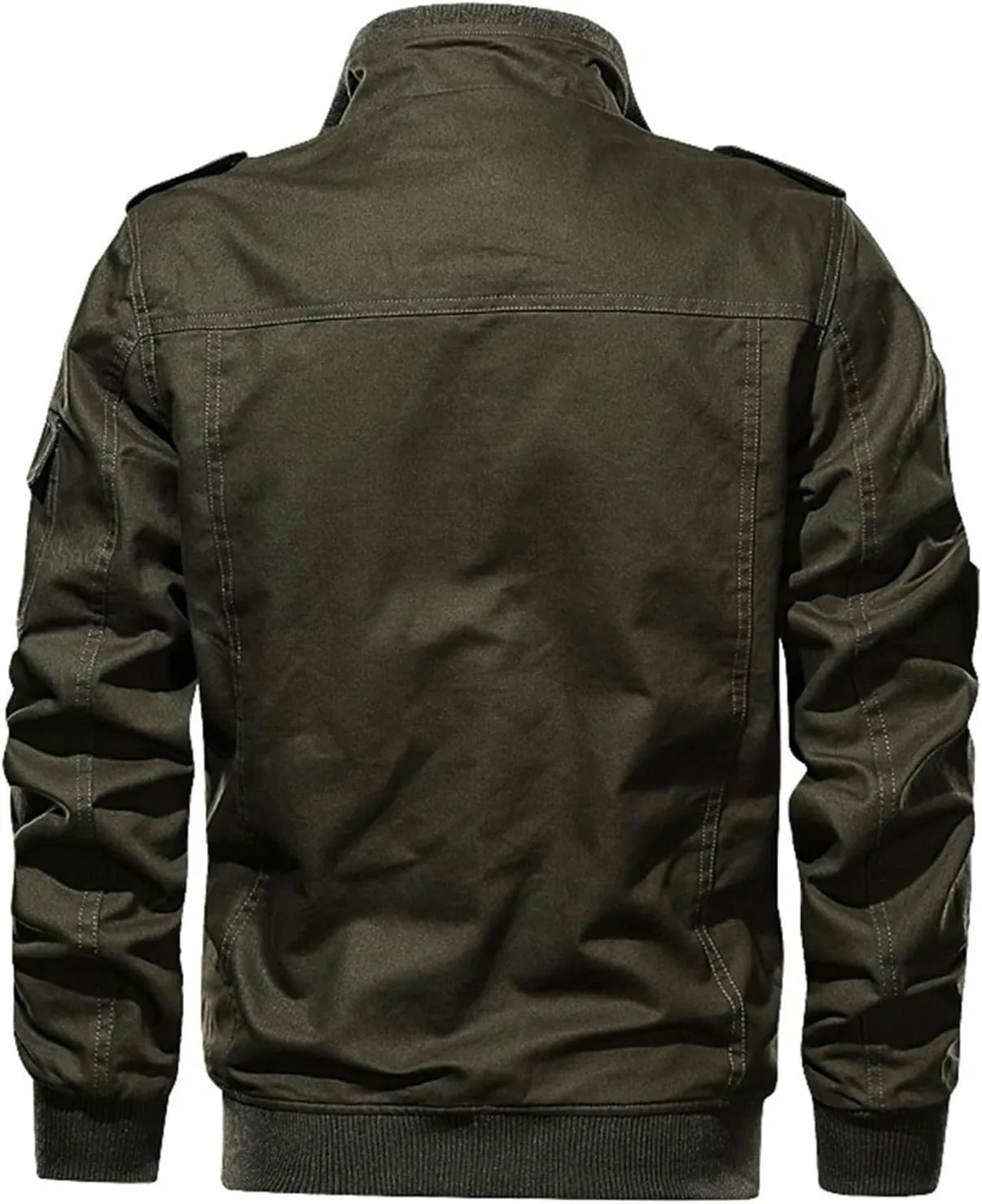 Men's Corduroy Plaid Sherpa Lined Clothing Warm Long Sleeve Thickened Winter Breathable Coat with Pocket Fleece