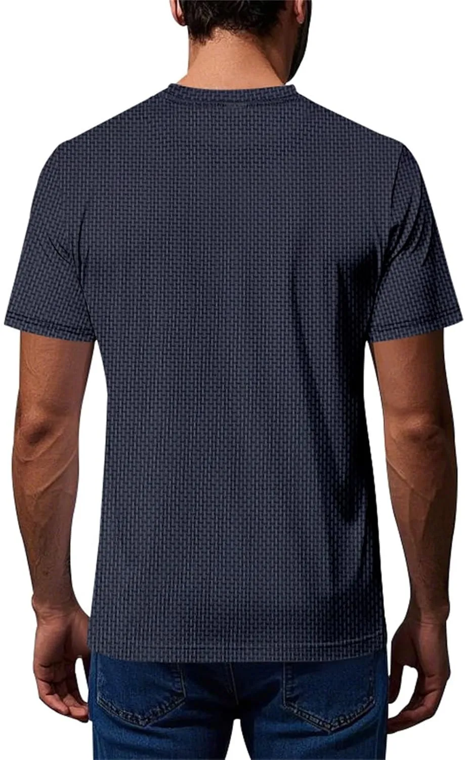 Men's Muscle T-Shirts Stretch Slim Short Sleeve Bodybuilding Gym Tees Thin Breathable Quick Dry Athletic Hipster Shirt