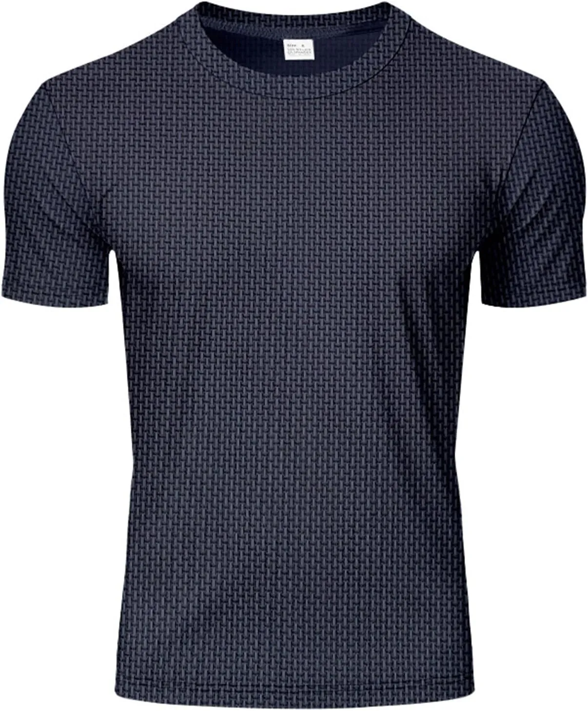 Men's Muscle T-Shirts Stretch Slim Short Sleeve Bodybuilding Gym Tees Thin Breathable Quick Dry Athletic Hipster Shirt