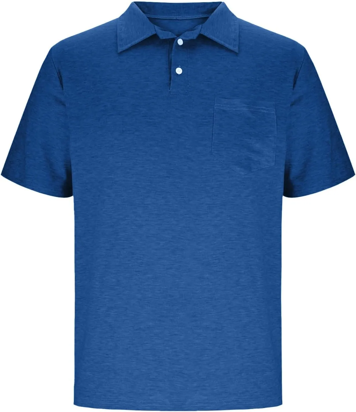 Men's Pique Polo Shirts Trendy Short Sleeve Quick Dry Performance Golf Shirt Summer Daily Casual Colalred T-Shirts